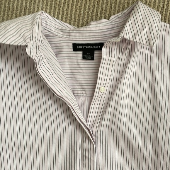 Something Navy short-sleeve button down - Picture 2 of 2